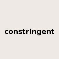 constringent是什么意思