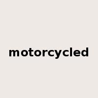 motorcycled是什么意思