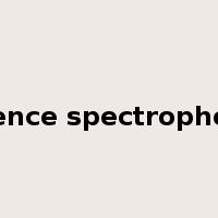 fluorescence spectrophotometer是什么意思