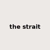 the strait是什么意思
