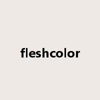 fleshcolor是什么意思