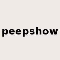 peepshow是什么意思