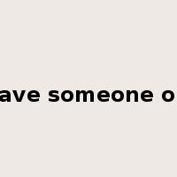 leave someone out是什么意思
