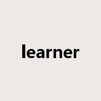 learner是什么意思