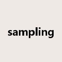 sampling是什么意思