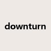 downturn是什么意思
