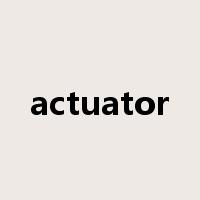 actuator是什么意思