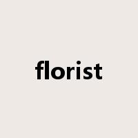 florist是什么意思