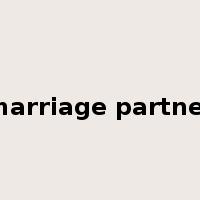 marriage partner是什么意思