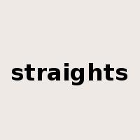 straights是什么意思