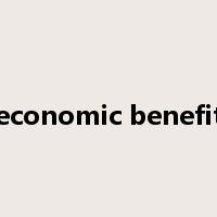 economic benefit是什么意思