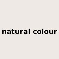 natural colour是什么意思