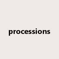 processions是什么意思