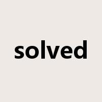 solved是什么意思
