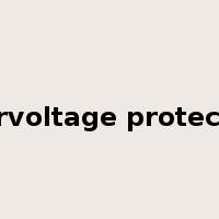 overvoltage protection是什么意思