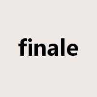 finale是什么意思