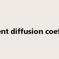 apparent diffusion coefficient是什么意思