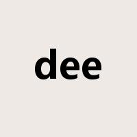 dee是什么意思