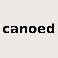 canoed是什么意思