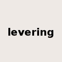 levering是什么意思