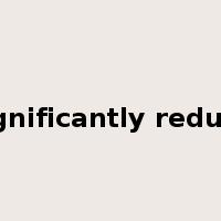 significantly reduce是什么意思