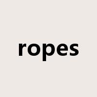 ropes是什么意思