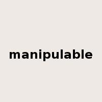 manipulable是什么意思