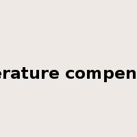 temperature compensation是什么意思