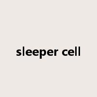 sleeper cell是什么意思