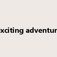 exciting adventure是什么意思