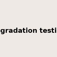 degradation testing是什么意思