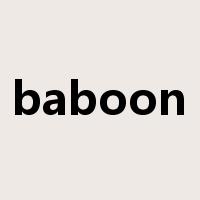 baboon是什么意思