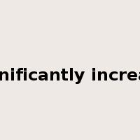 significantly increase是什么意思