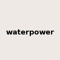 waterpower是什么意思