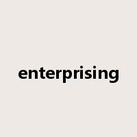 enterprising是什么意思