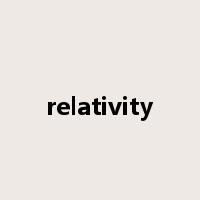 relativity是什么意思