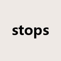 stops是什么意思