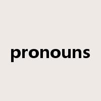 pronouns是什么意思