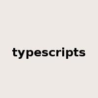 typescripts是什么意思