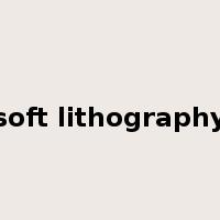 soft lithography是什么意思