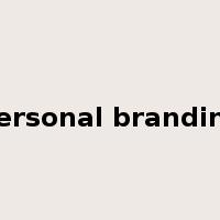 personal branding是什么意思