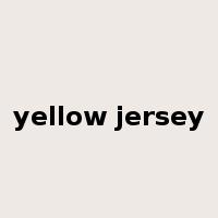 yellow jersey是什么意思