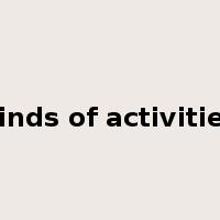 kinds of activities是什么意思