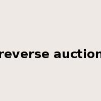 reverse auction是什么意思