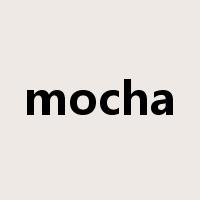 mocha是什么意思