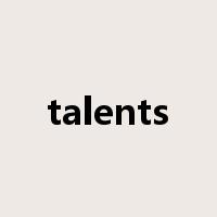 talents是什么意思