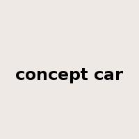 concept car是什么意思
