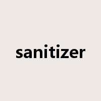 sanitizer是什么意思
