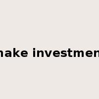 make investment是什么意思