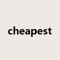 cheapest是什么意思